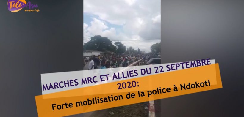 Marches du MRC à douala du 22 Septembre 2020